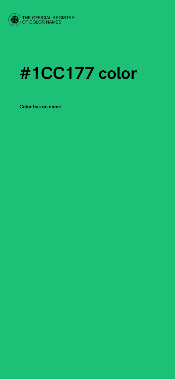 #1CC177 color image