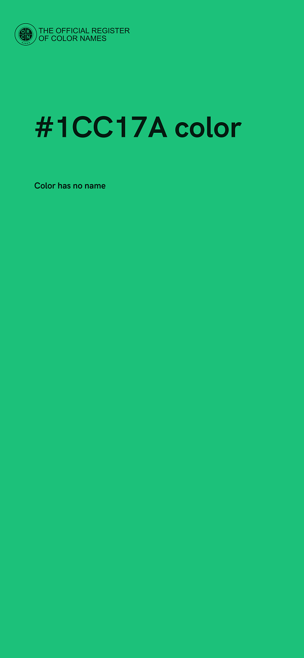#1CC17A color image