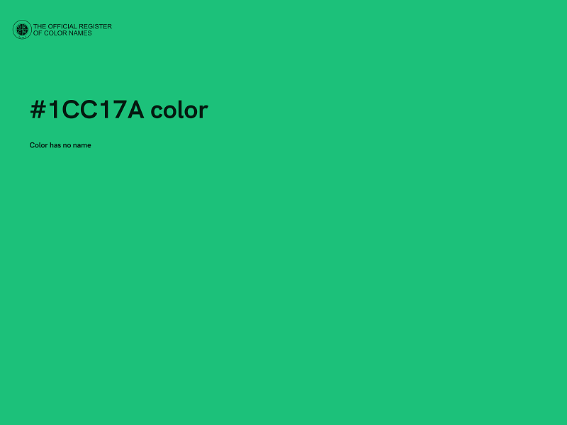#1CC17A color image