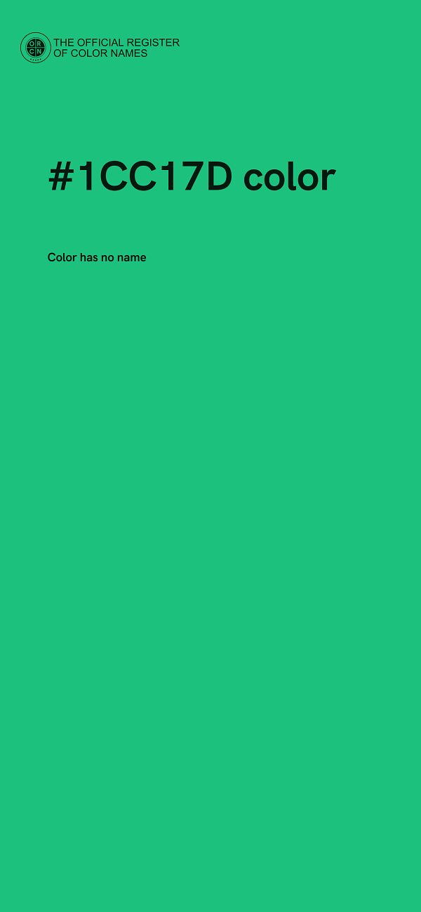#1CC17D color image