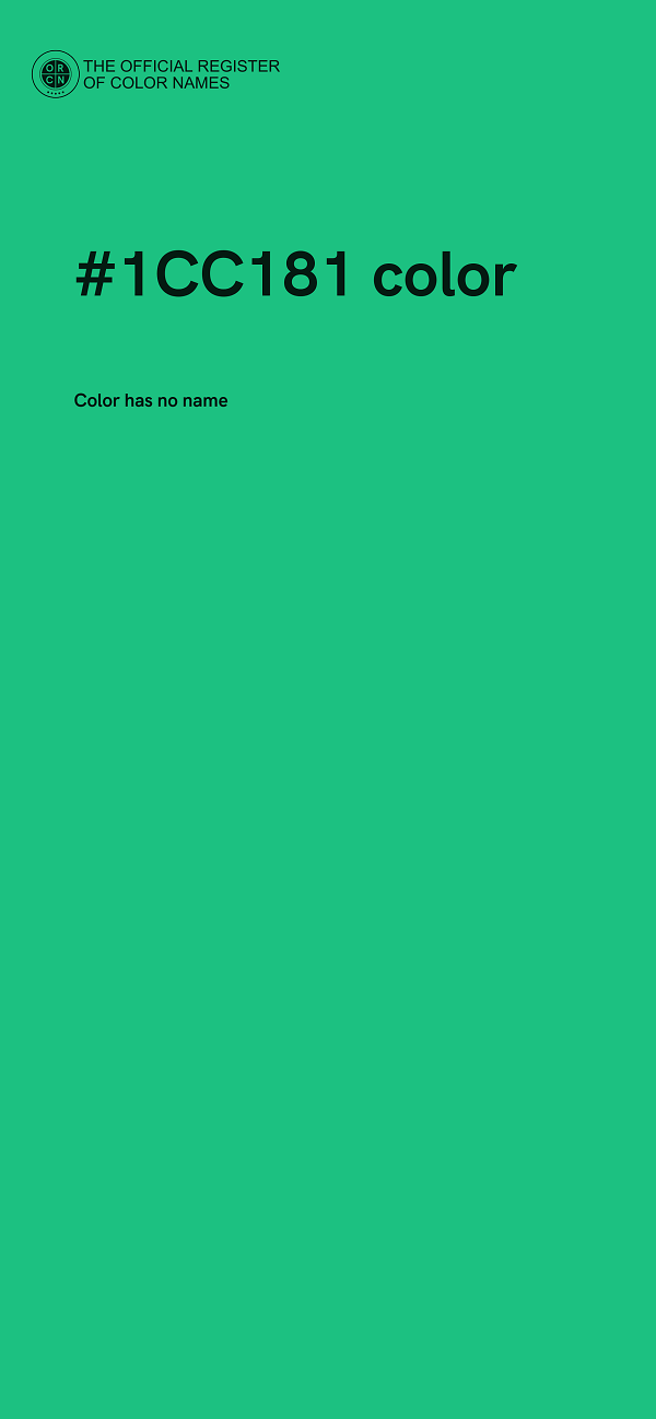 #1CC181 color image