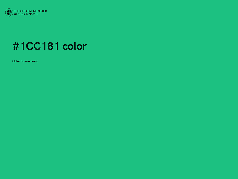 #1CC181 color image