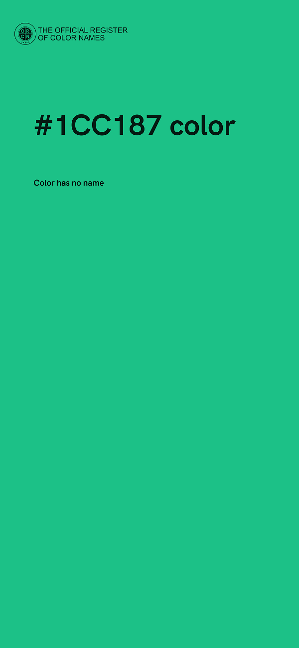 #1CC187 color image