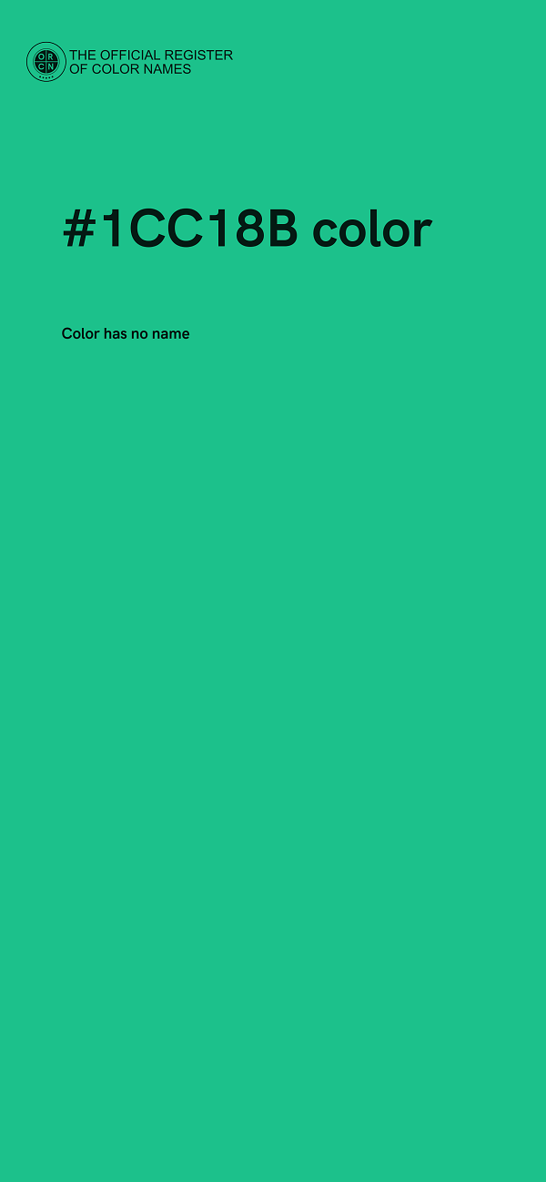 #1CC18B color image
