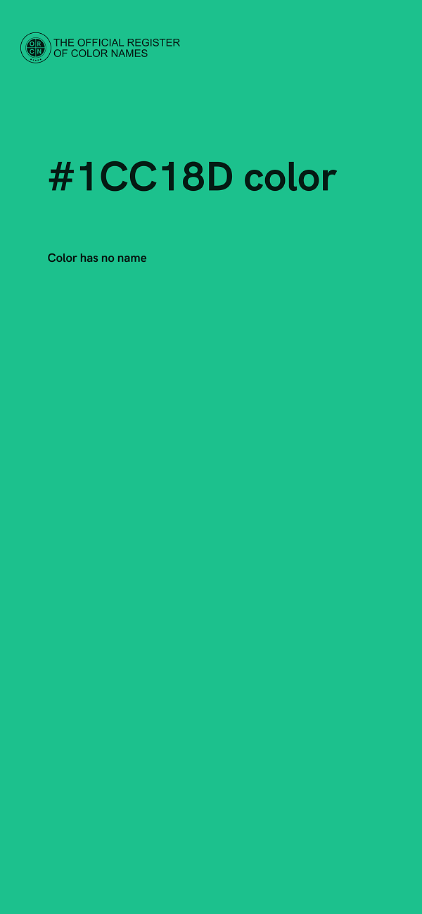 #1CC18D color image