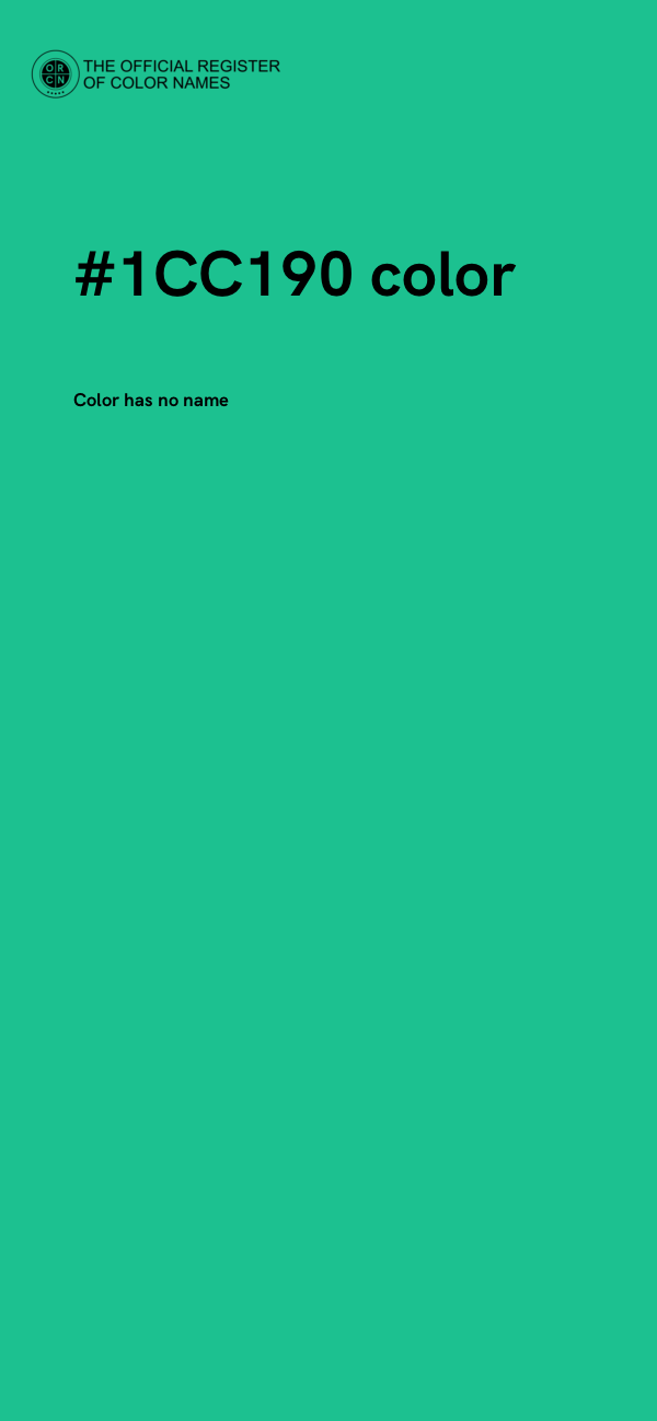 #1CC190 color image
