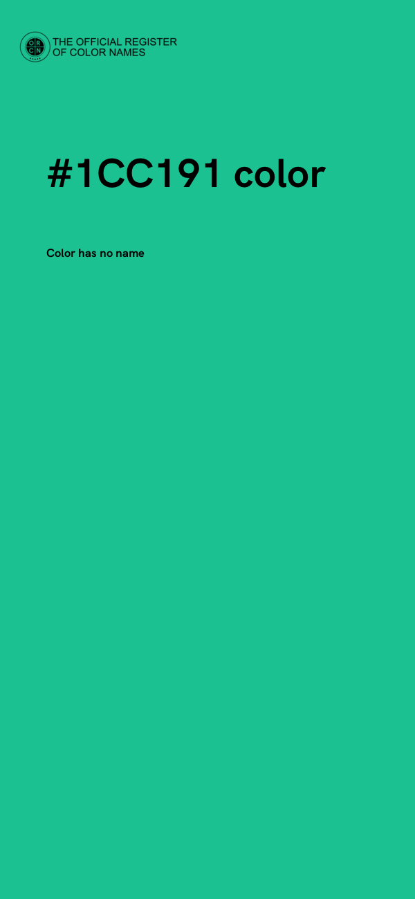 #1CC191 color image