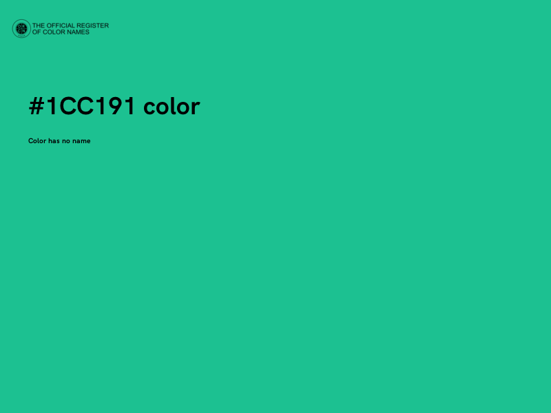 #1CC191 color image