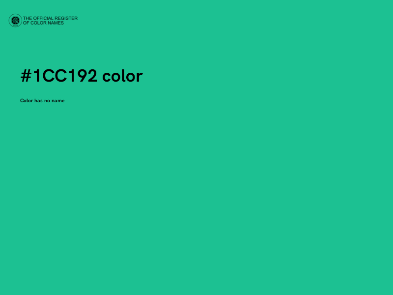 #1CC192 color image