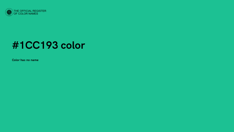#1CC193 color image