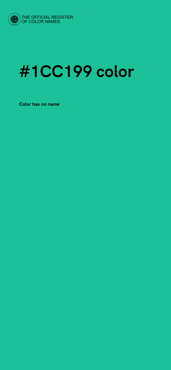 #1CC199 color image