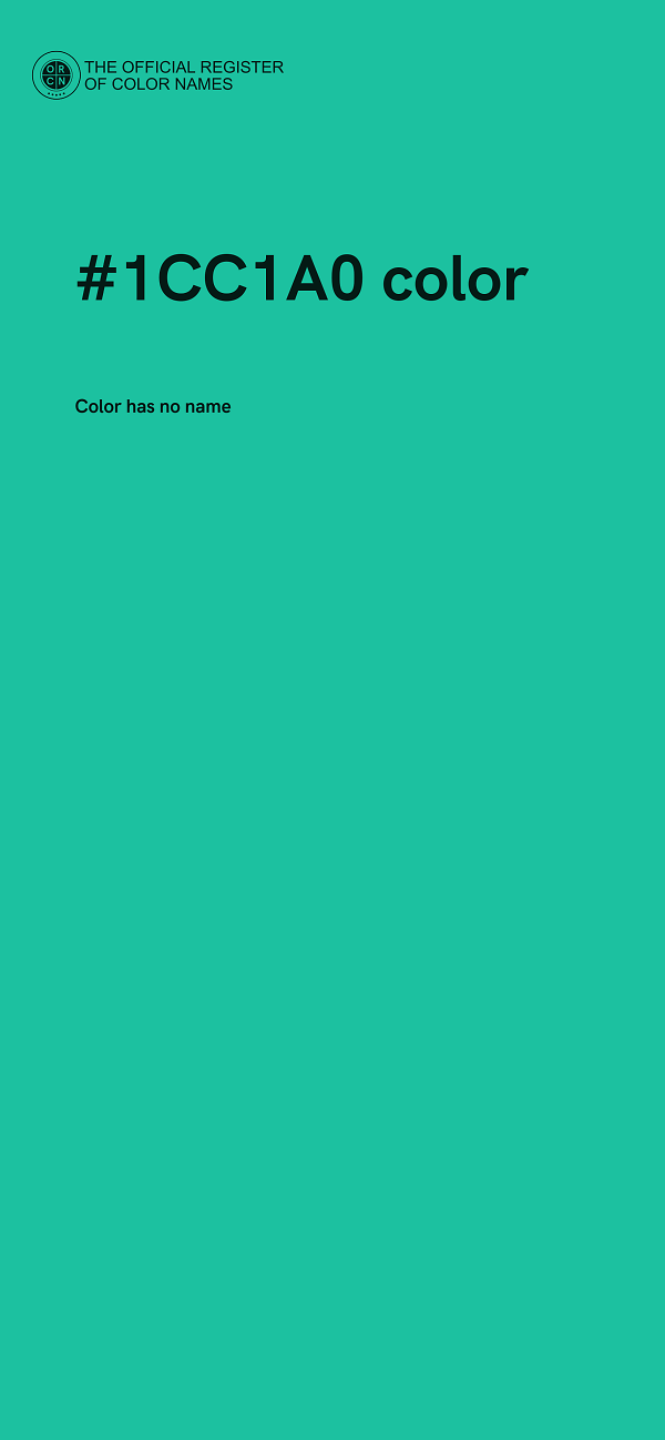 #1CC1A0 color image
