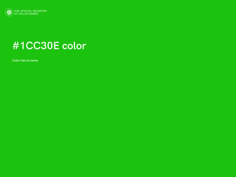 #1CC30E color image