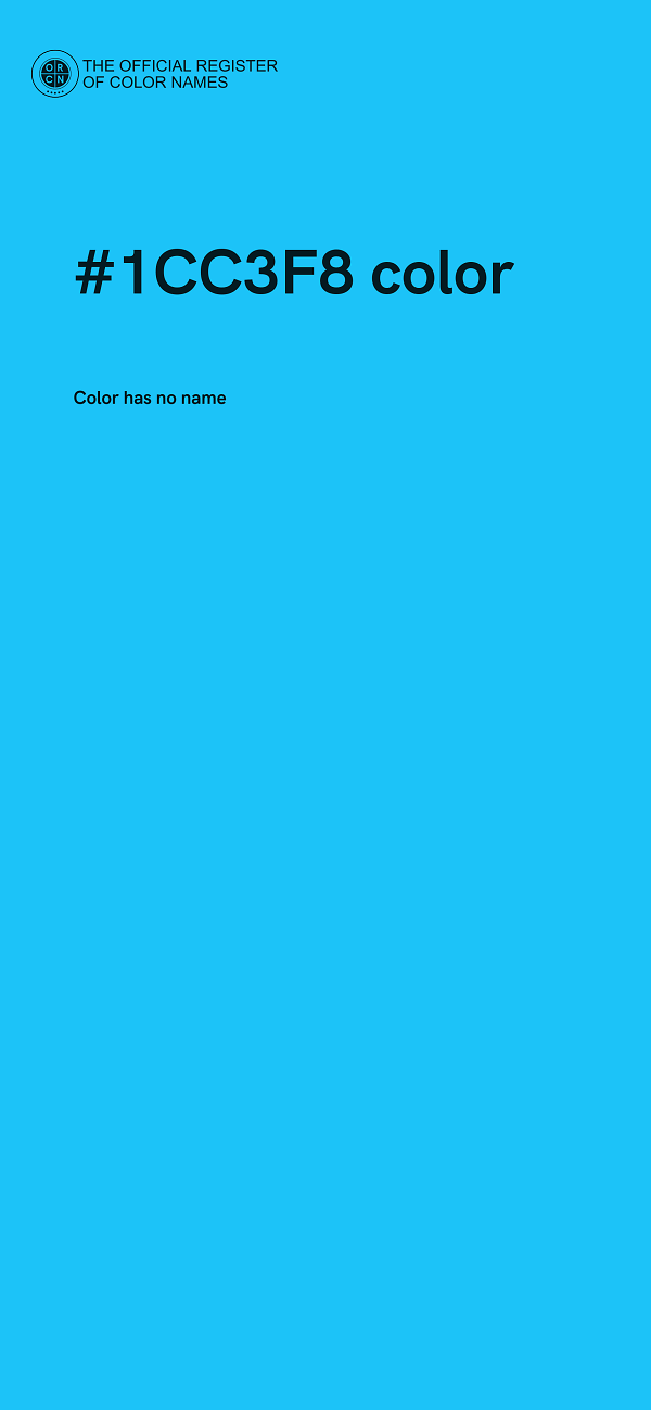 #1CC3F8 color image