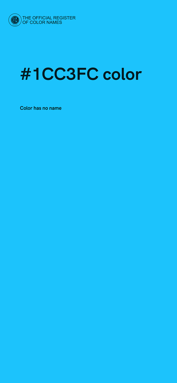 #1CC3FC color image