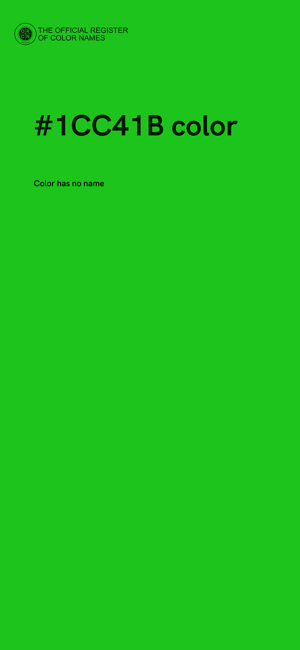 #1CC41B color image