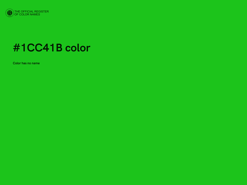 #1CC41B color image
