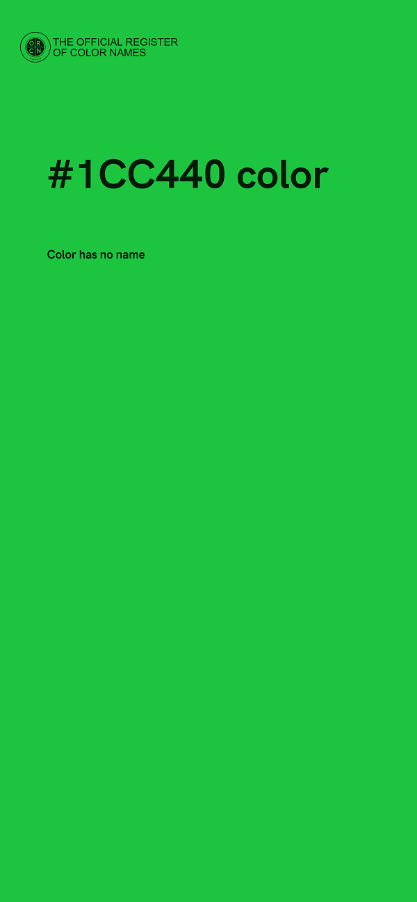 #1CC440 color image