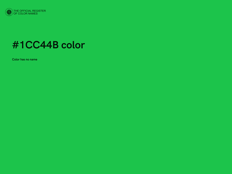 #1CC44B color image