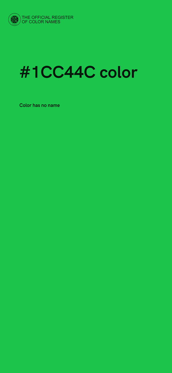 #1CC44C color image