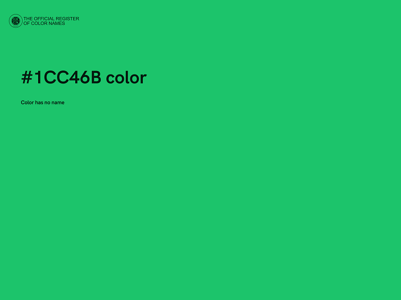 #1CC46B color image