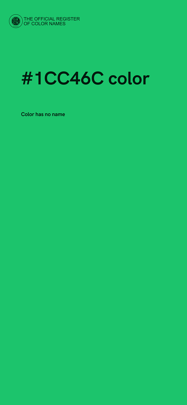 #1CC46C color image