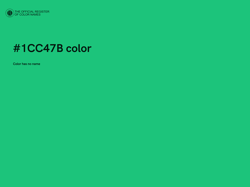 #1CC47B color image