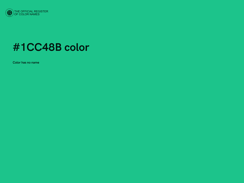 #1CC48B color image