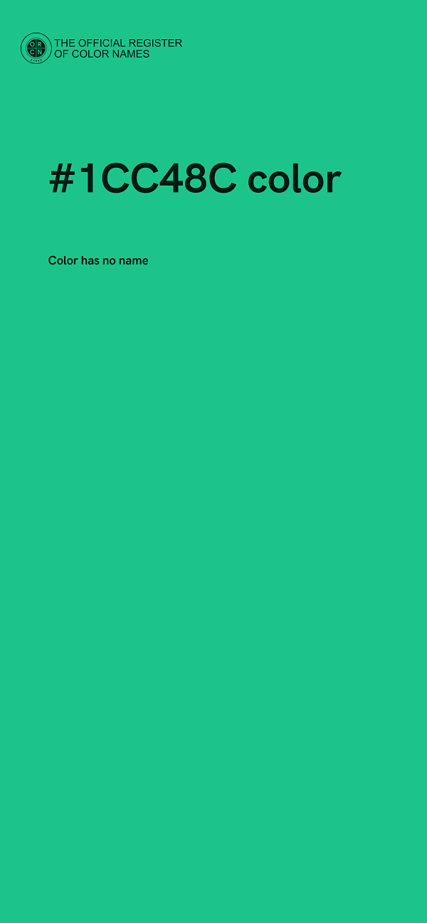 #1CC48C color image