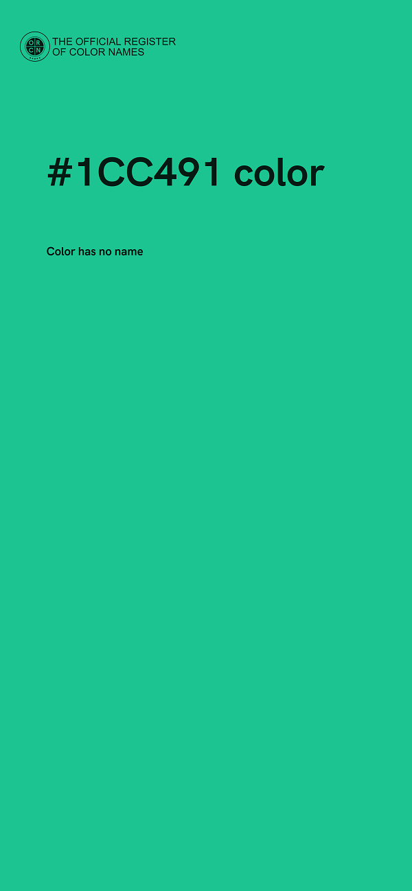 #1CC491 color image