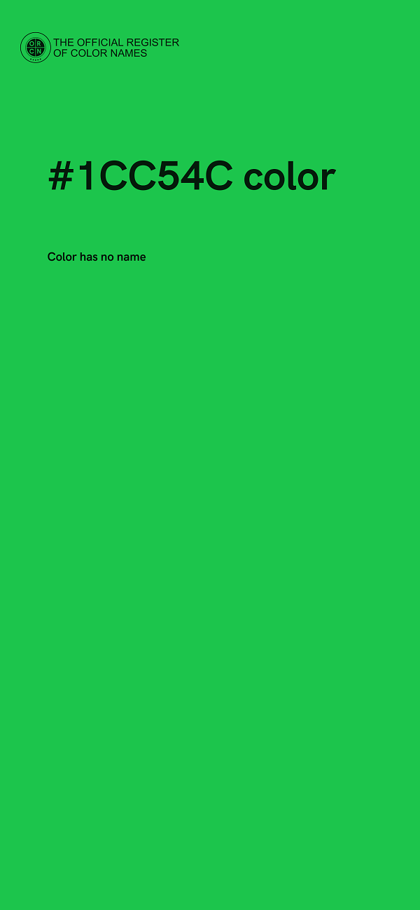 #1CC54C color image
