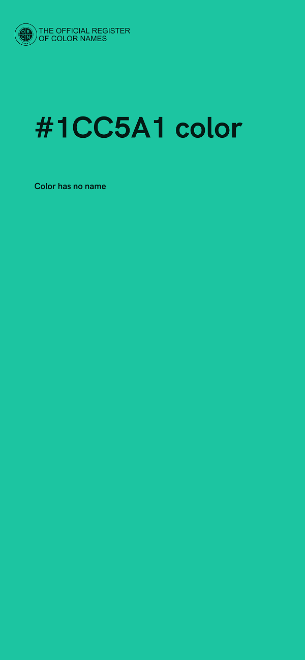 #1CC5A1 color image