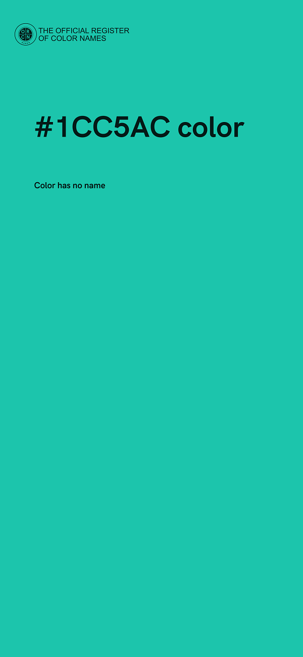 #1CC5AC color image
