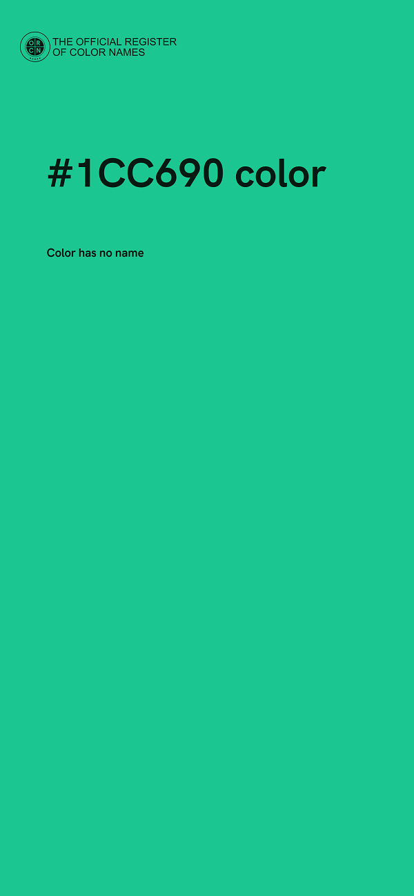 #1CC690 color image
