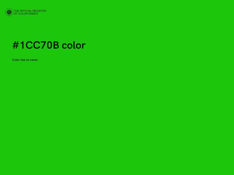 #1CC70B color image