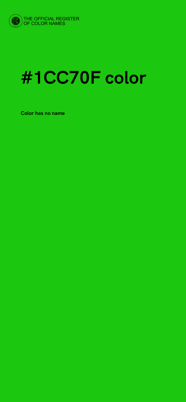 #1CC70F color image