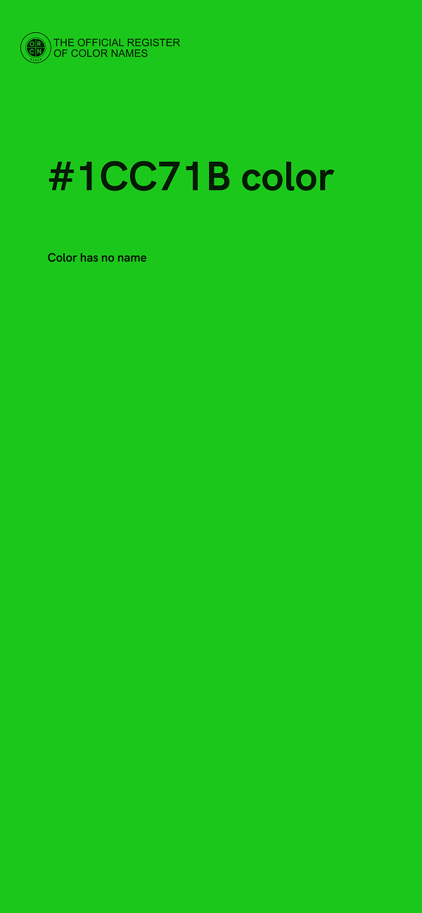 #1CC71B color image