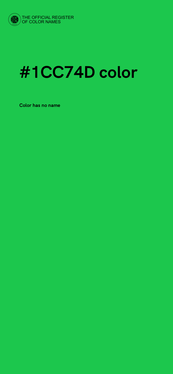 #1CC74D color image