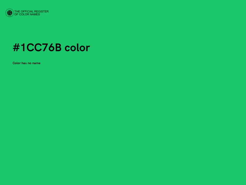 #1CC76B color image