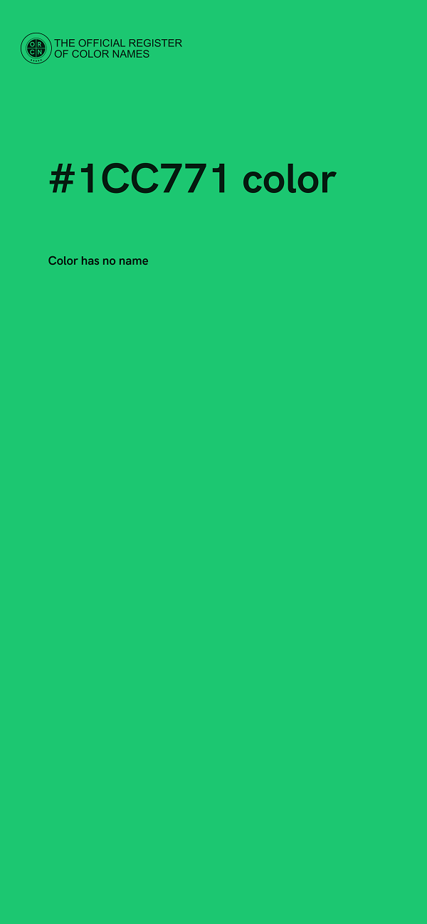#1CC771 color image