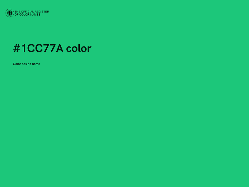 #1CC77A color image