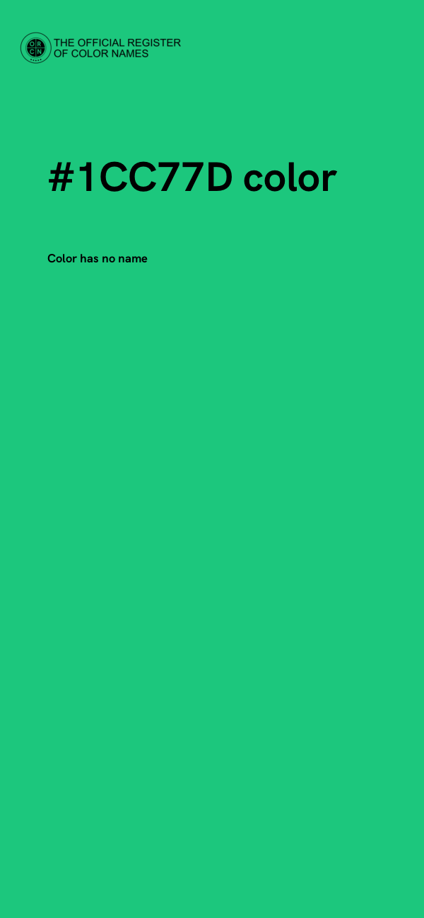 #1CC77D color image