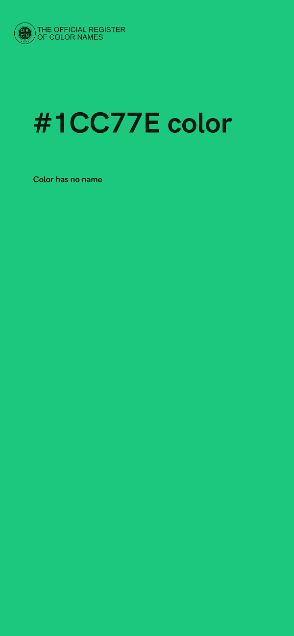 #1CC77E color image