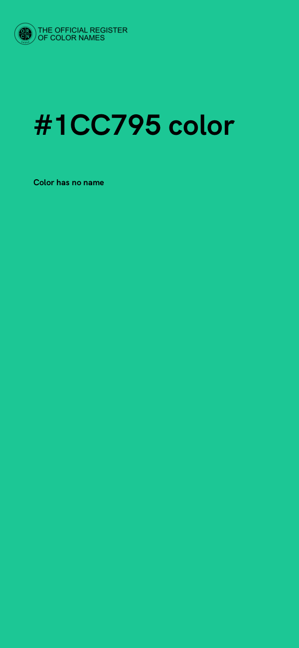 #1CC795 color image