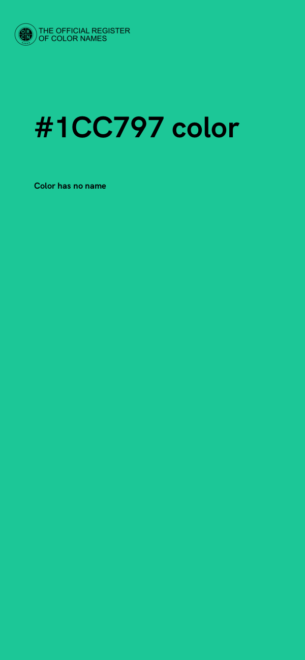 #1CC797 color image