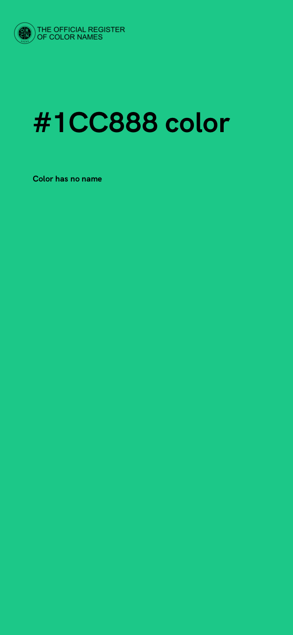 #1CC888 color image
