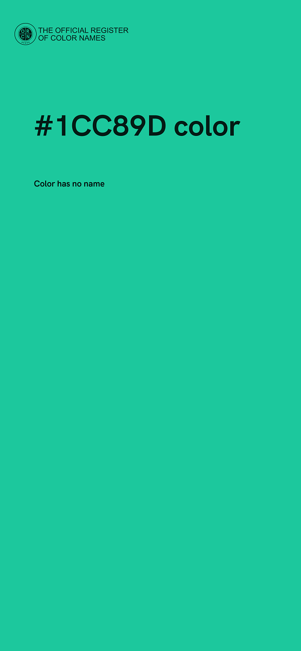 #1CC89D color image