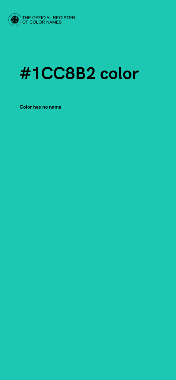 #1CC8B2 color image