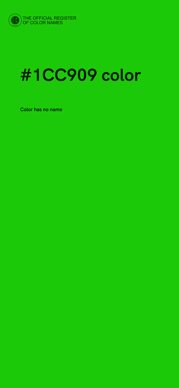 #1CC909 color image