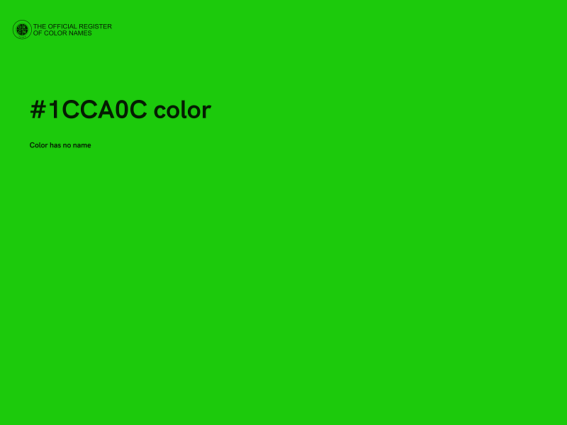 #1CCA0C color image